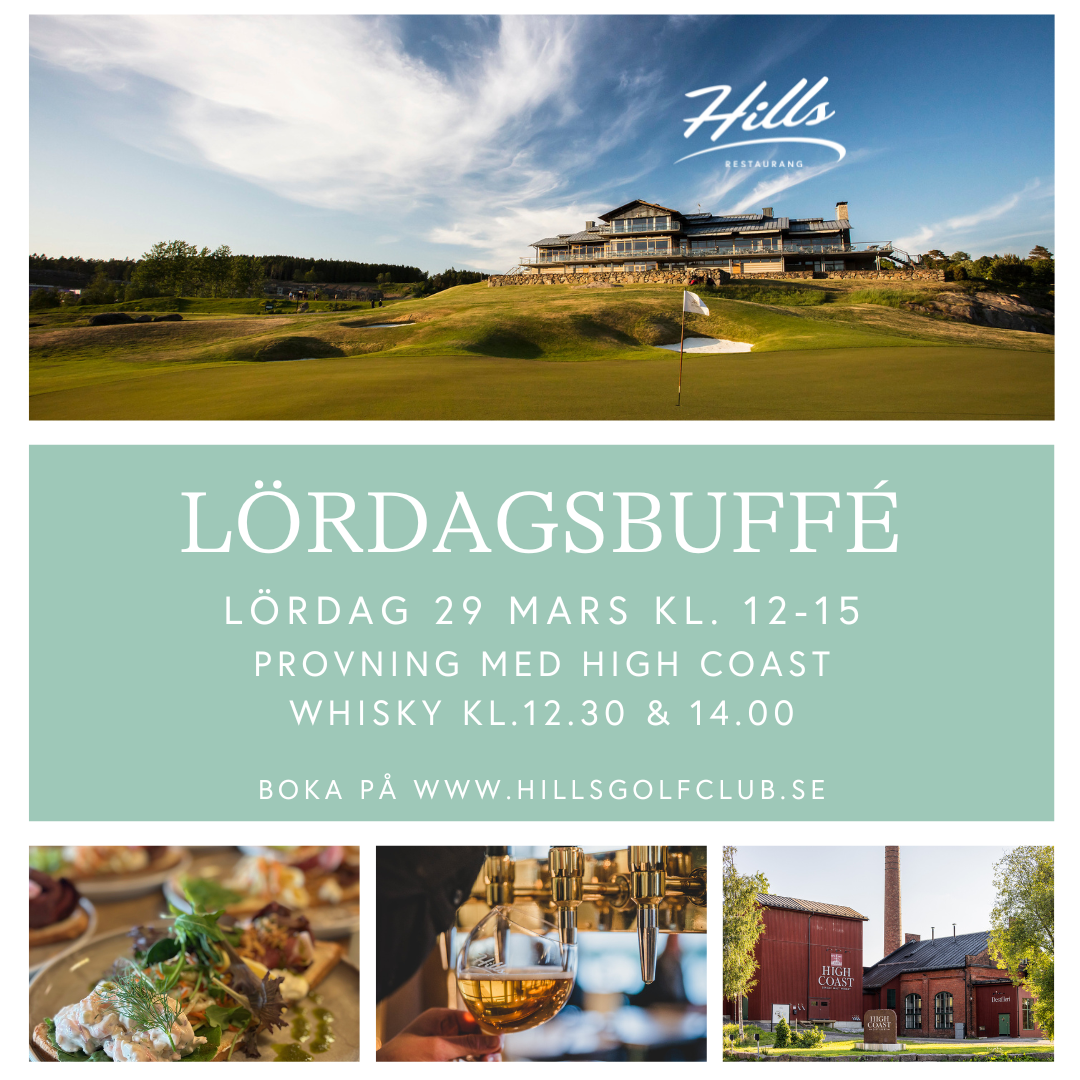 Lördagsbuffé & exklusiv provning med High Coast Whisky